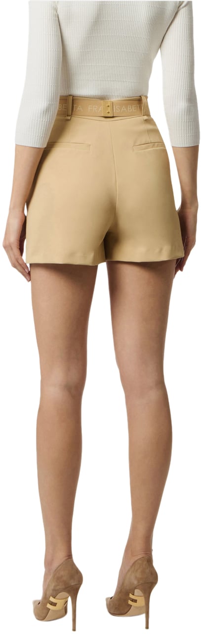 Elisabetta Franchi Shorts Camel Beige