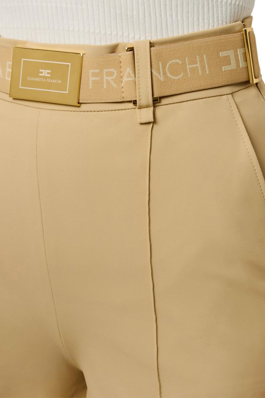 Elisabetta Franchi Trousers Brown Bruin