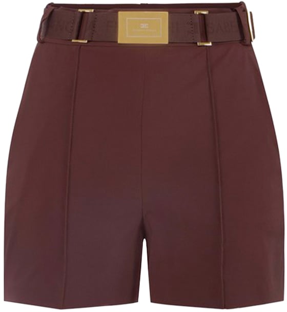 Elisabetta Franchi Trousers Brown Bruin