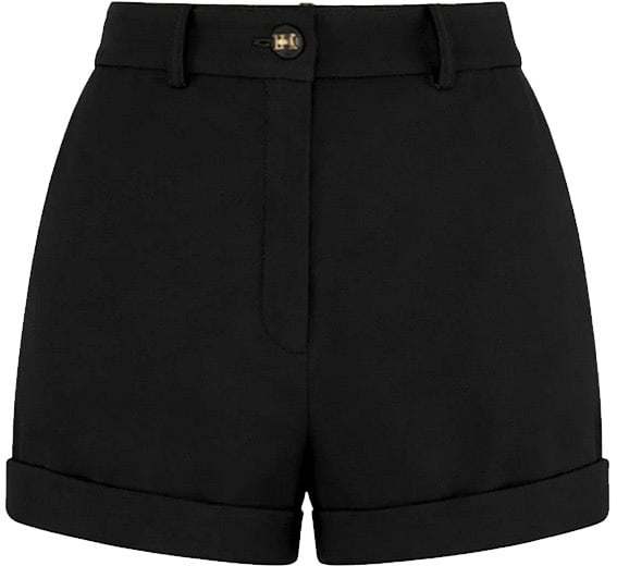 Elisabetta Franchi Trousers Black Zwart