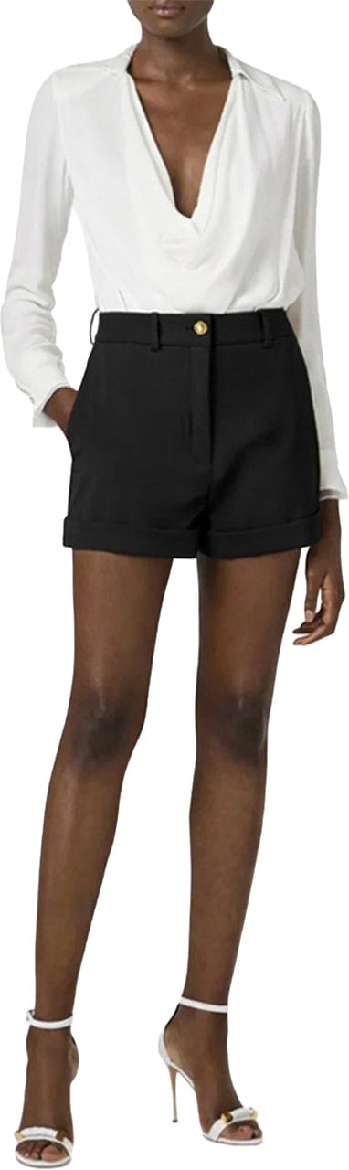 Elisabetta Franchi Trousers Black Zwart
