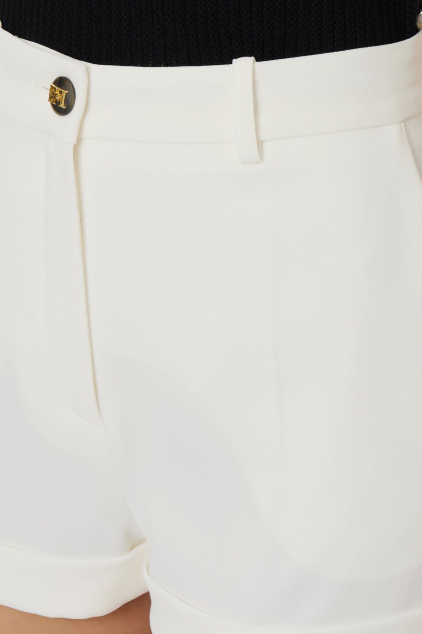 Elisabetta Franchi Shorts Ivory Wit