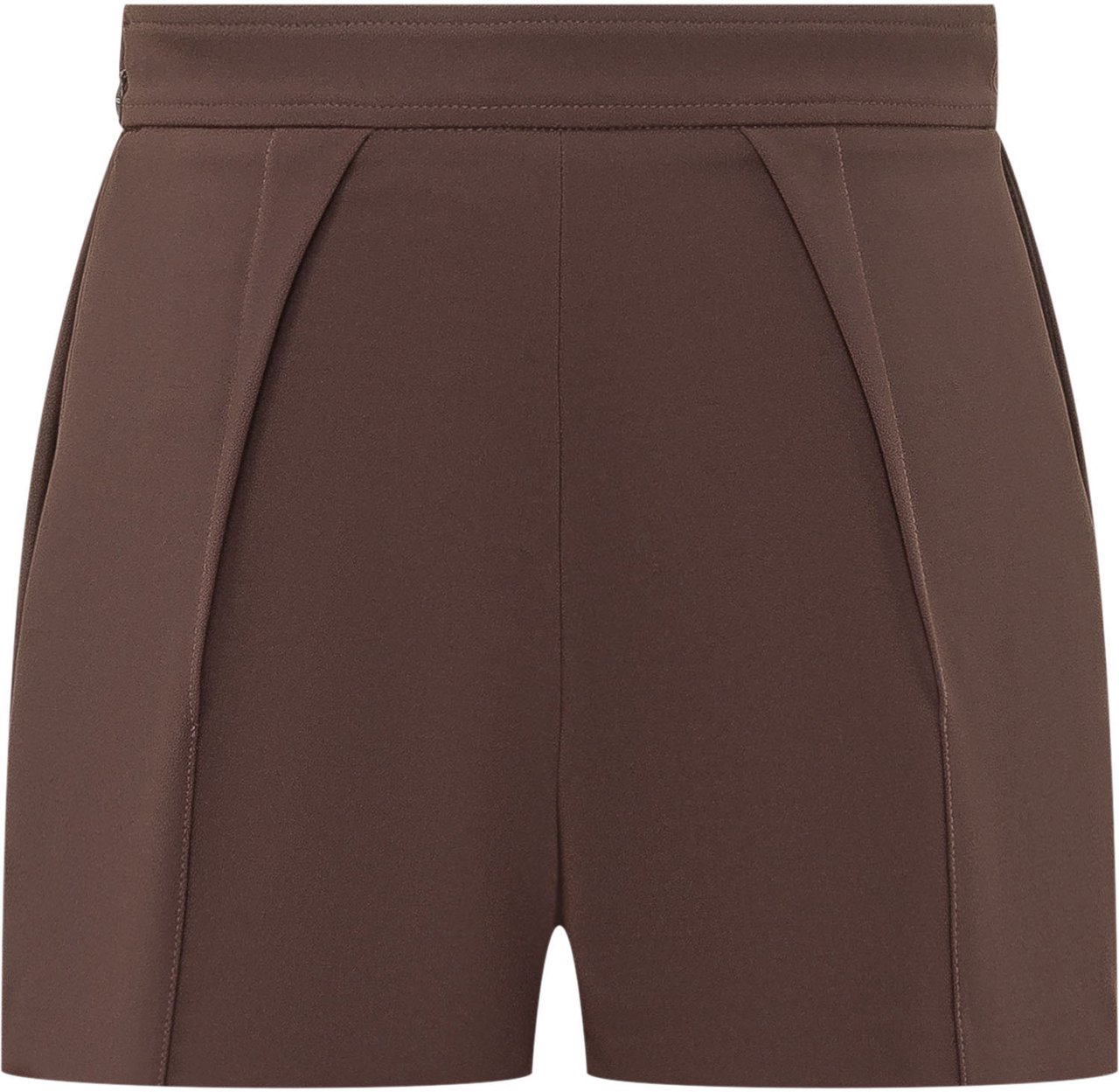 Elisabetta Franchi Shorts Sartoriali con Pieghe Bruin