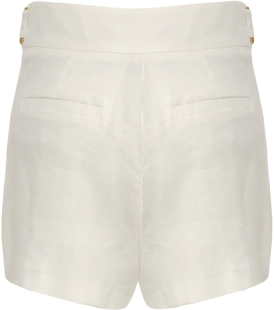 Elisabetta Franchi Linen blend shorts Wit