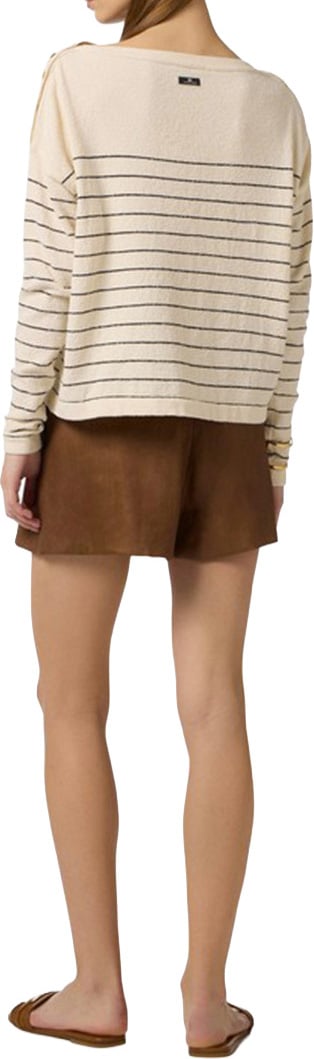 Elisabetta Franchi Trousers Brown Bruin