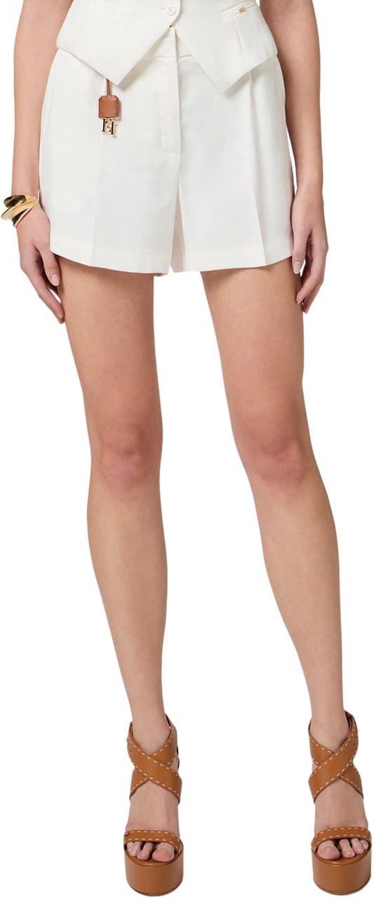 Elisabetta Franchi Trousers Cyan Cyaan