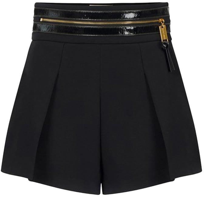 Elisabetta Franchi Trousers Black Zwart