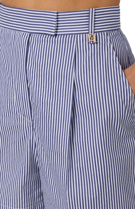 Elisabetta Franchi Shorts Blue Blauw