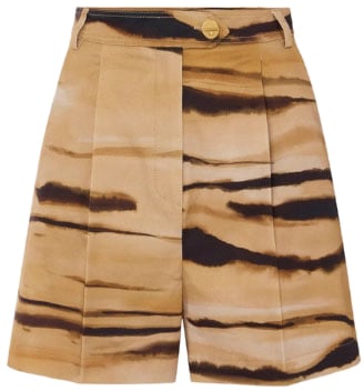 Elisabetta Franchi Shorts Camel Beige