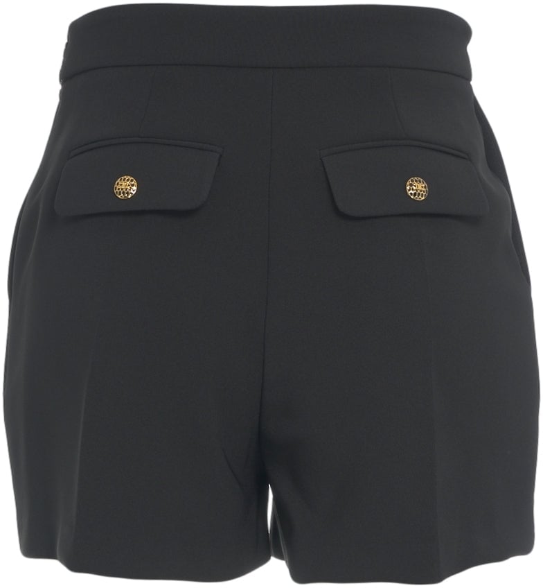 Elisabetta Franchi Shorts with chain detail Zwart