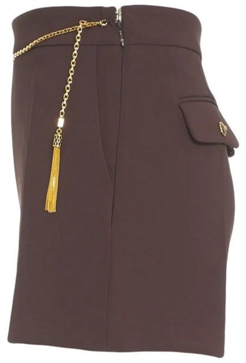 Elisabetta Franchi Trousers Brown Bruin