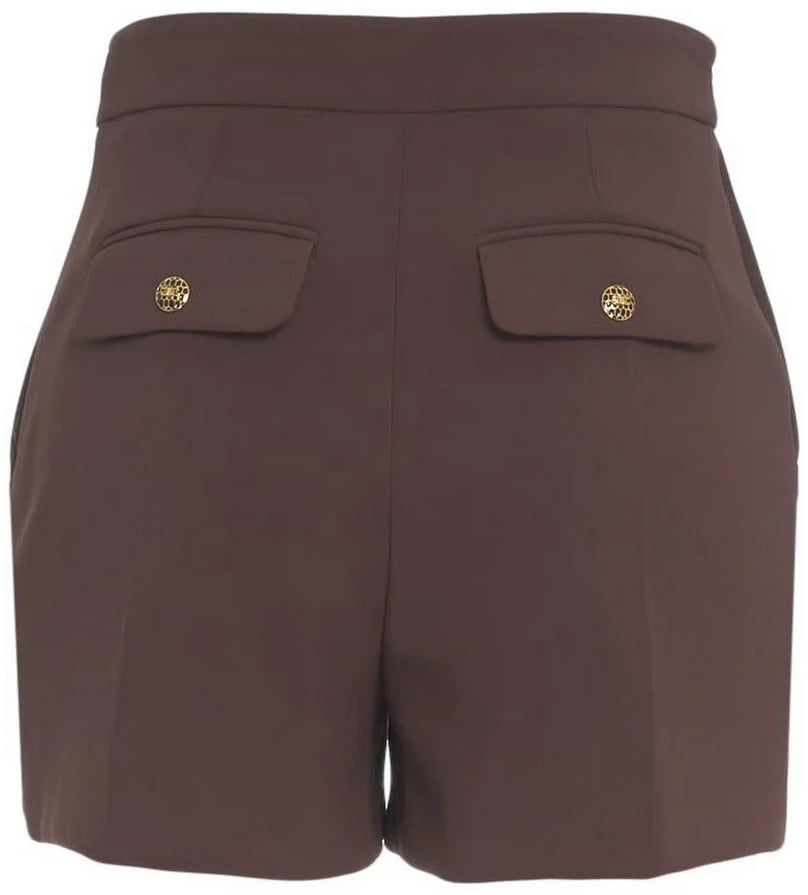 Elisabetta Franchi Shorts Coffee Bruin