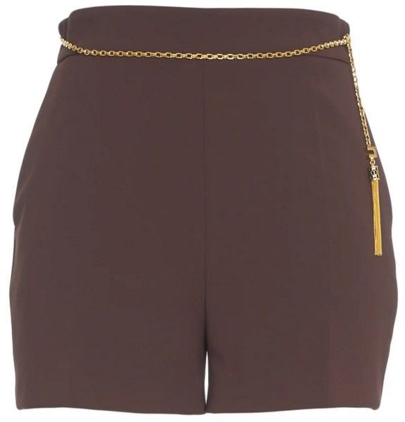 Elisabetta Franchi Trousers Brown Bruin