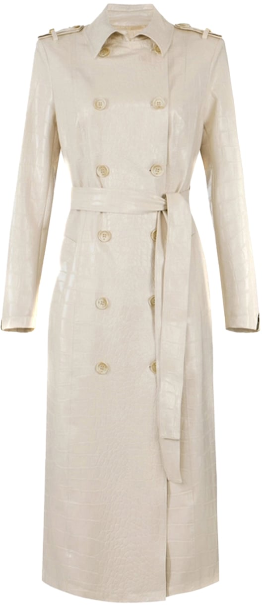 Elisabetta Franchi Coats White Wit