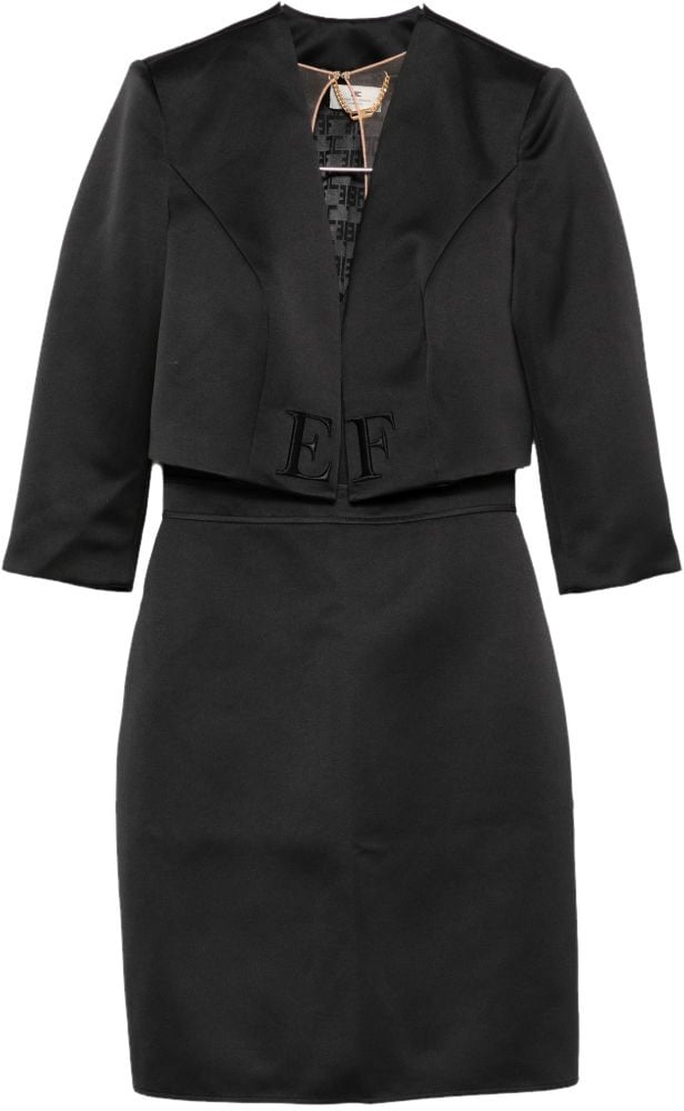 Elisabetta Franchi Dresses Black Zwart