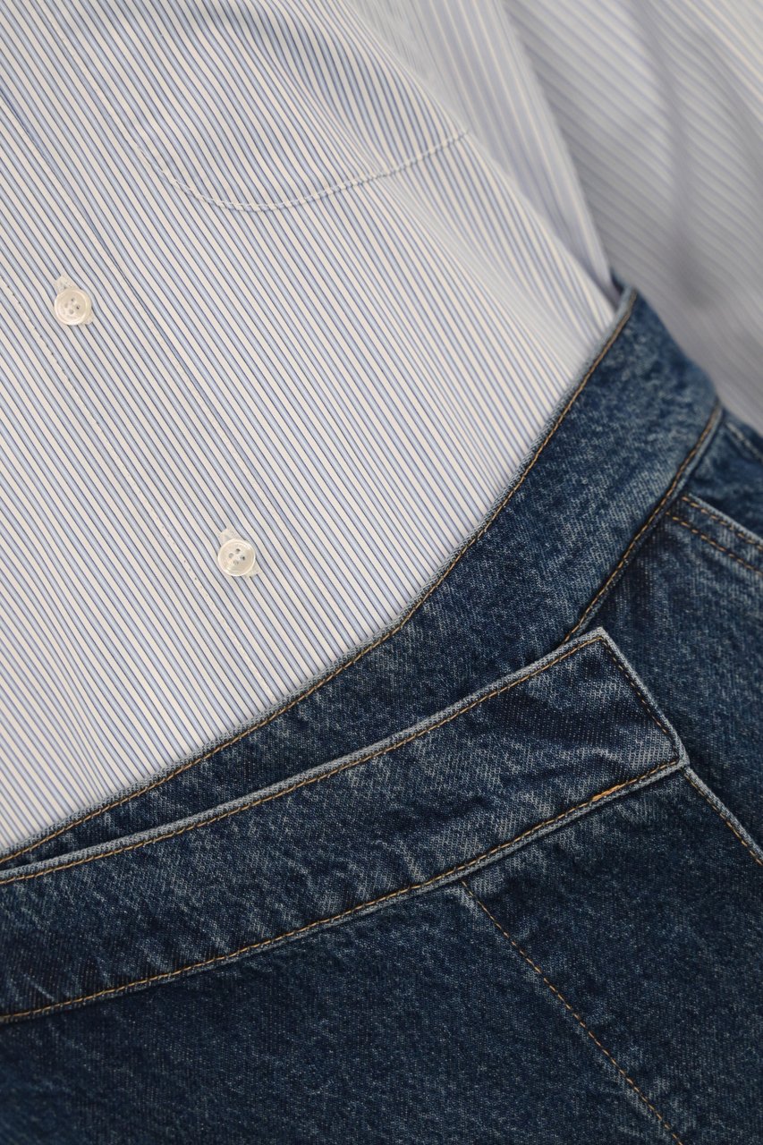 Elisabetta Franchi Dresses Oxfordblue Denim Blauw