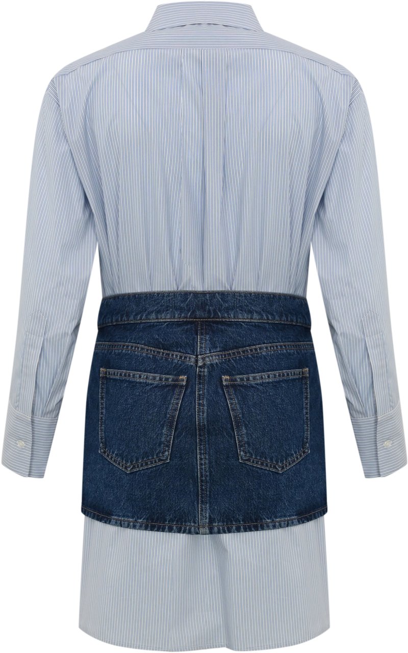 Elisabetta Franchi Dresses Oxfordblue Denim Blauw