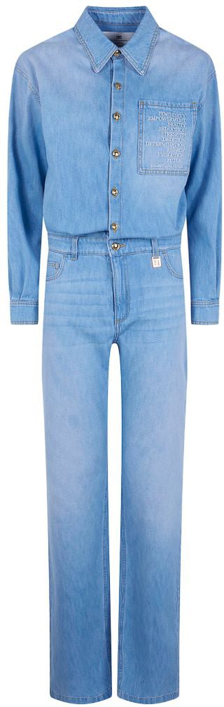 Elisabetta Franchi Dresses Clear Blue Blauw