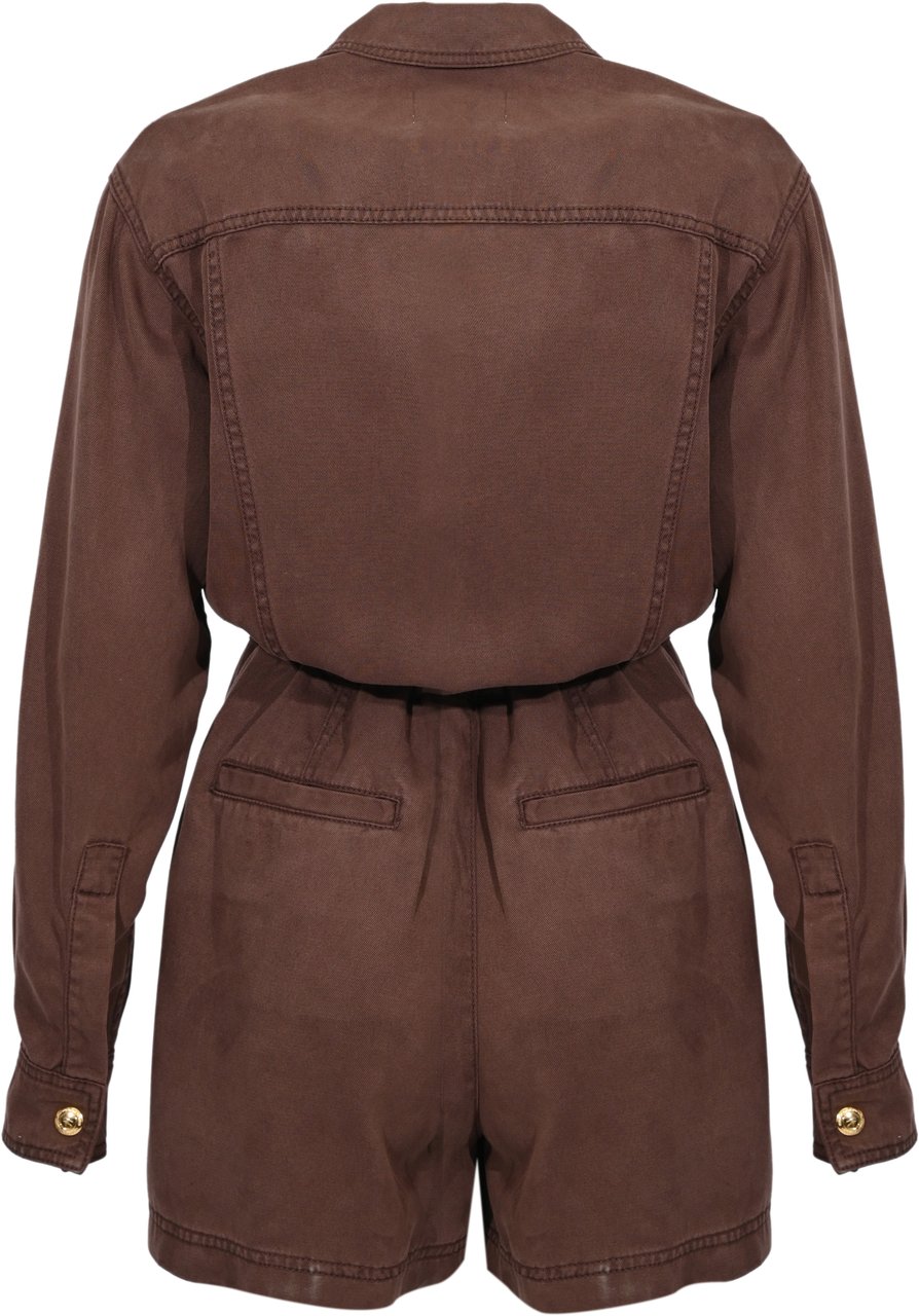 Elisabetta Franchi Trousers Brown Bruin