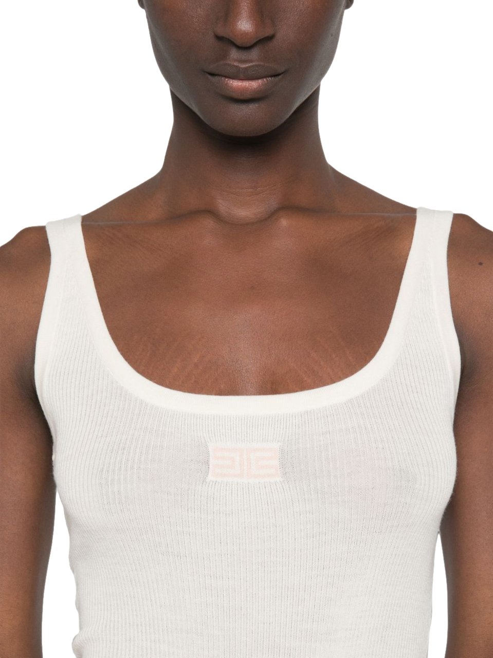Elisabetta Franchi Top White Wit