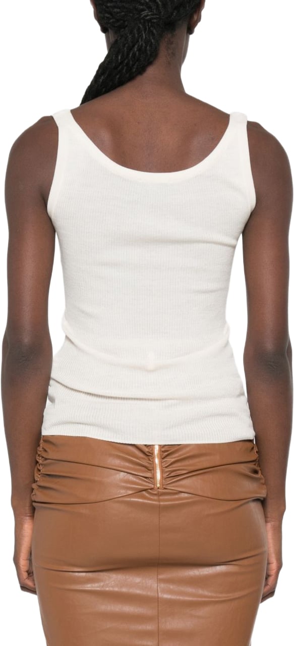 Elisabetta Franchi Top White Wit