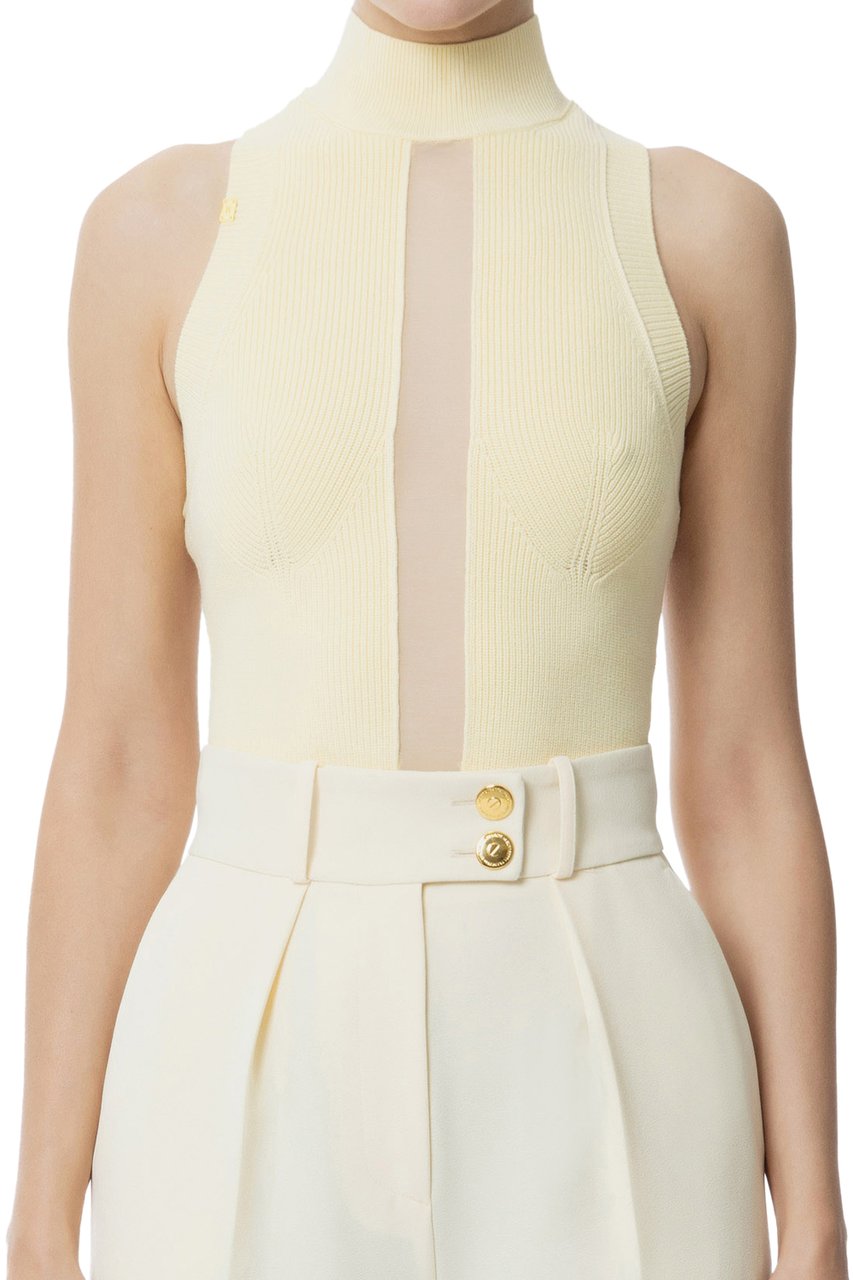 Elisabetta Franchi Top Lemonade Divers