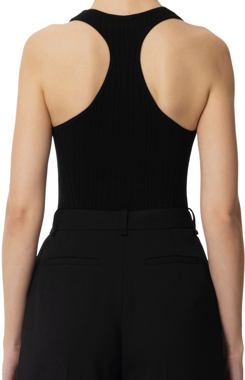 Elisabetta Franchi Top Black Zwart