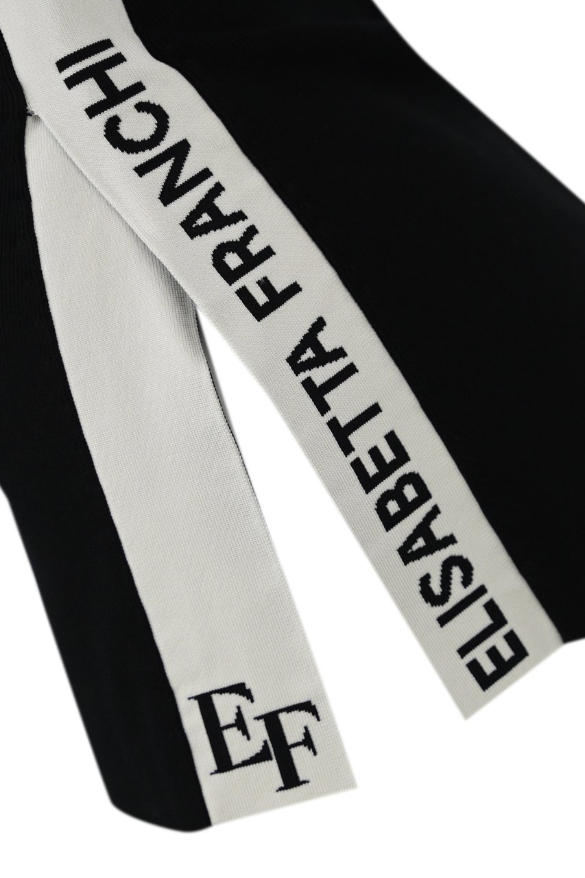 Elisabetta Franchi Top Neromilk Wit