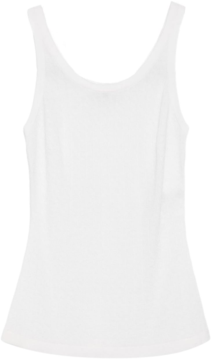 Elisabetta Franchi Top Ivory Wit