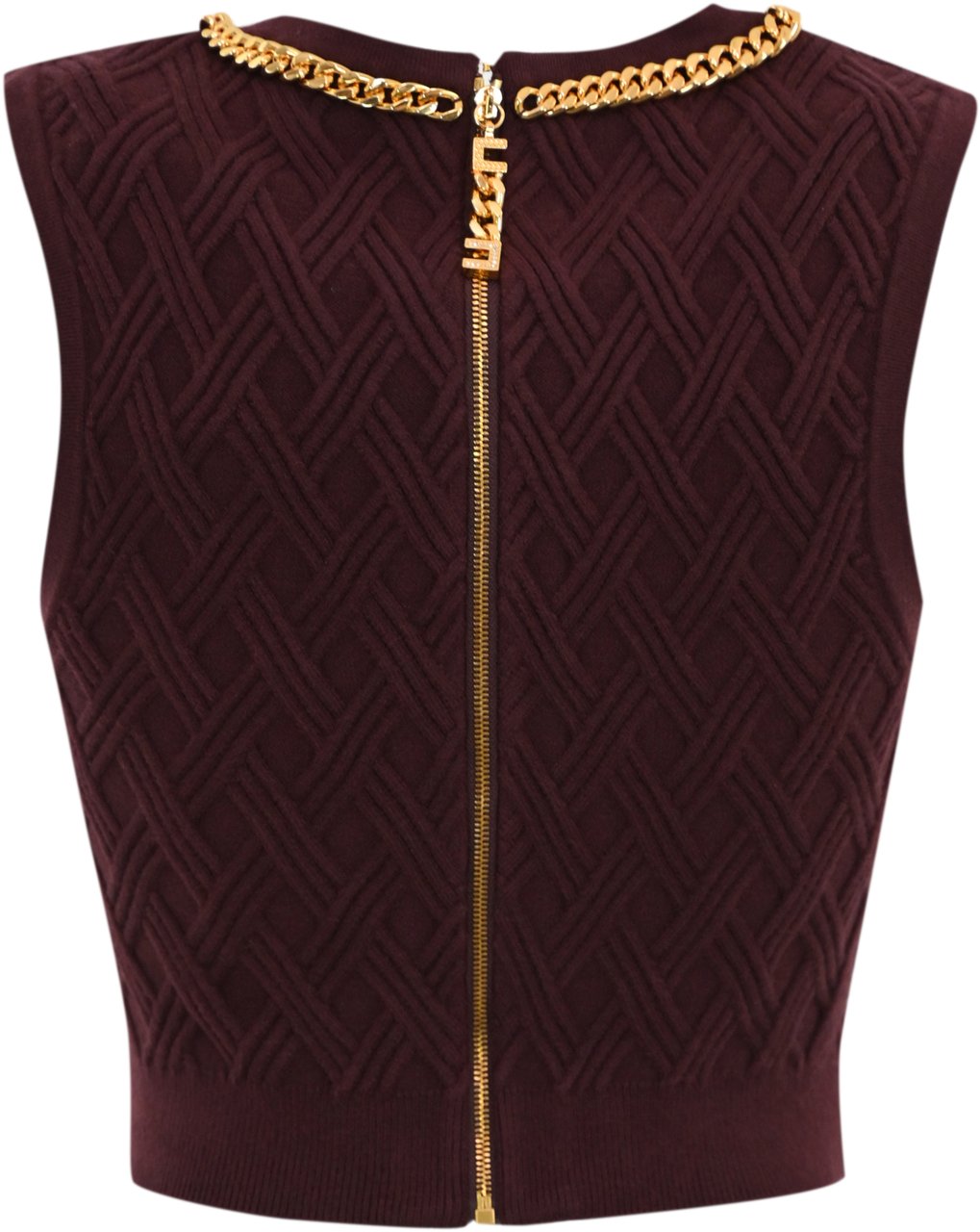 Elisabetta Franchi Top Merlot Rood