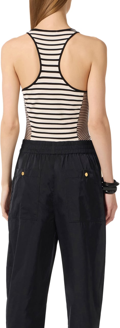 Elisabetta Franchi Top Neroargilla Zwart