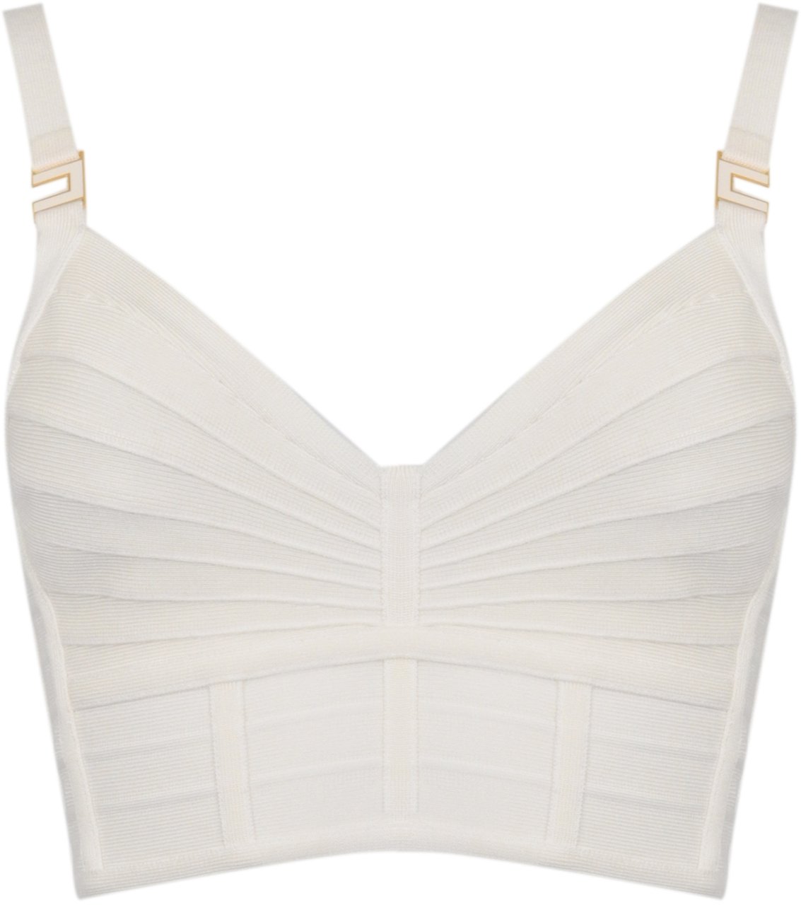 Elisabetta Franchi Top Ivory Wit