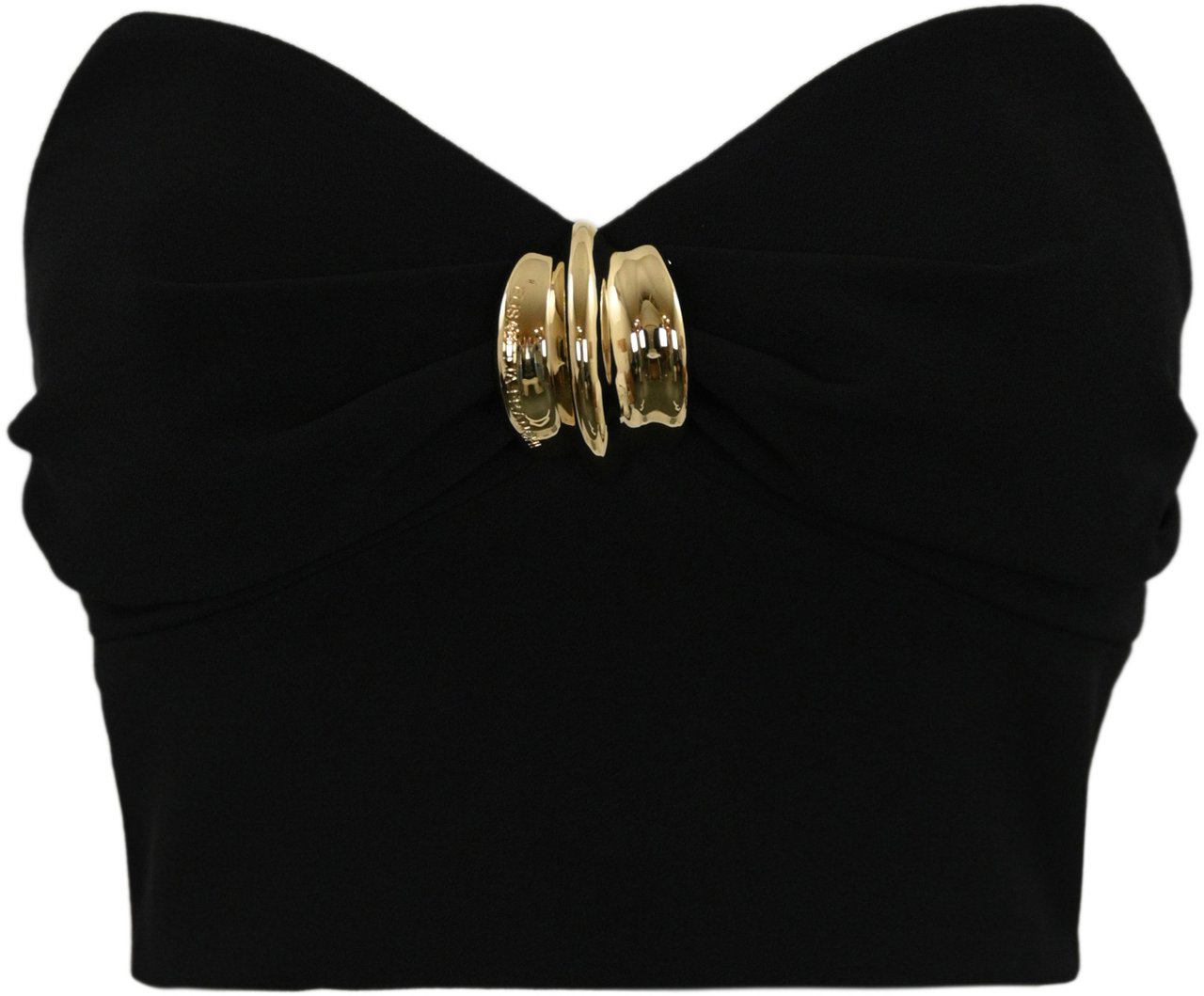 Elisabetta Franchi Top Black Zwart