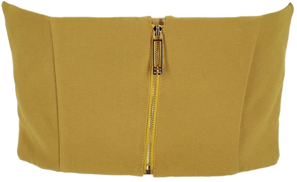Elisabetta Franchi Top Yellow Geel