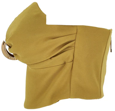 Elisabetta Franchi Top Yellow Geel