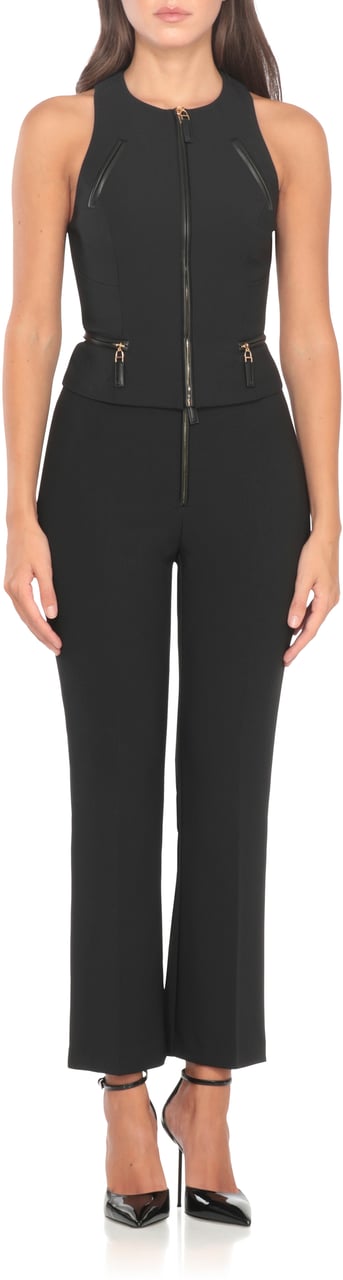 Elisabetta Franchi Top Black Zwart