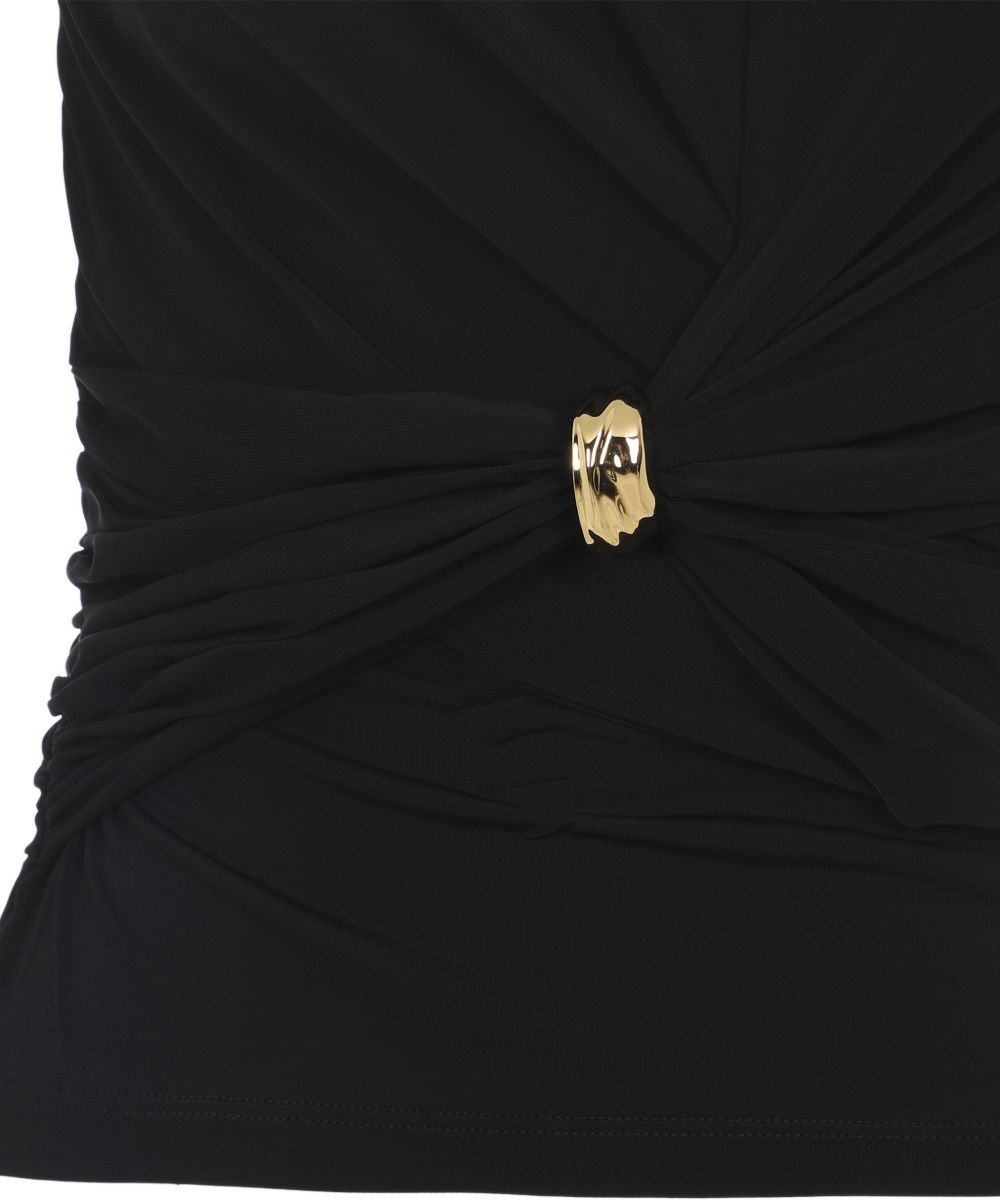 Elisabetta Franchi Top Black Zwart