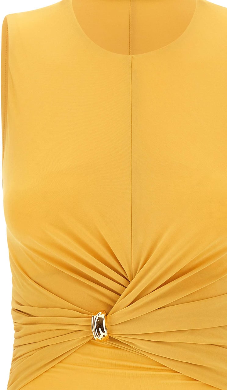 Elisabetta Franchi Top Yellow Geel