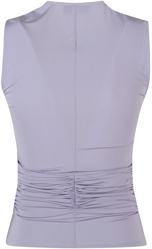 Elisabetta Franchi Top Lillà Paars