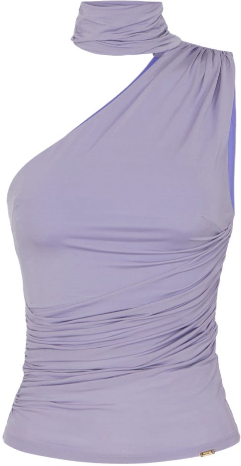 Elisabetta Franchi Top Lillà Paars