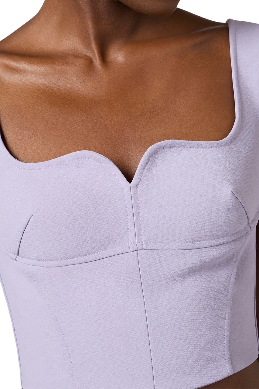 Elisabetta Franchi Top Lillà Paars