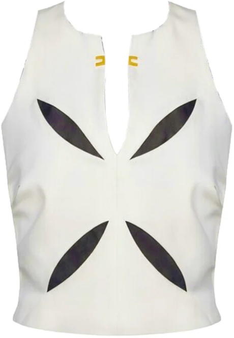 Elisabetta Franchi Top Burronero Zwart