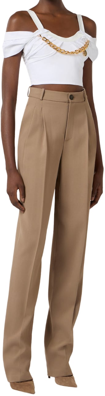 Elisabetta Franchi Top White Wit