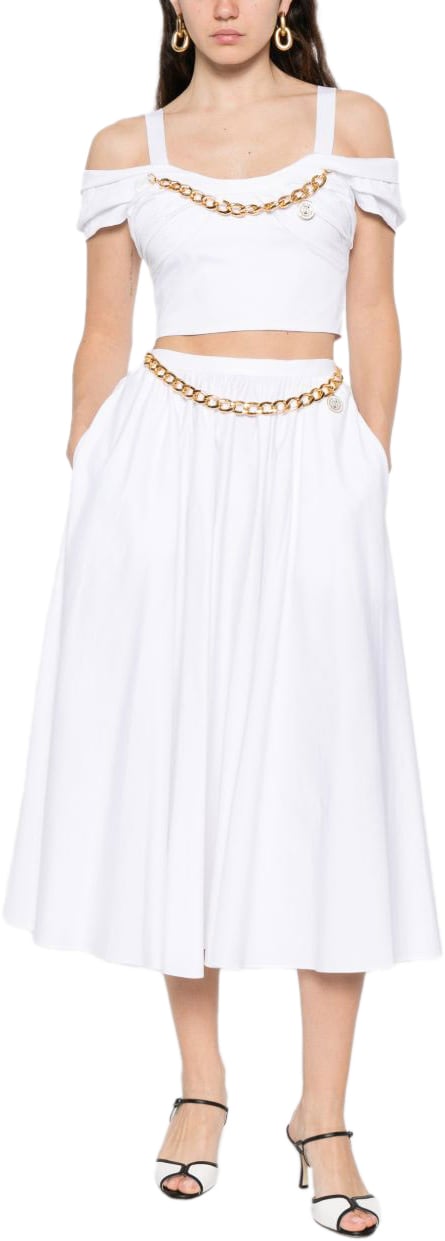 Elisabetta Franchi Top White Wit
