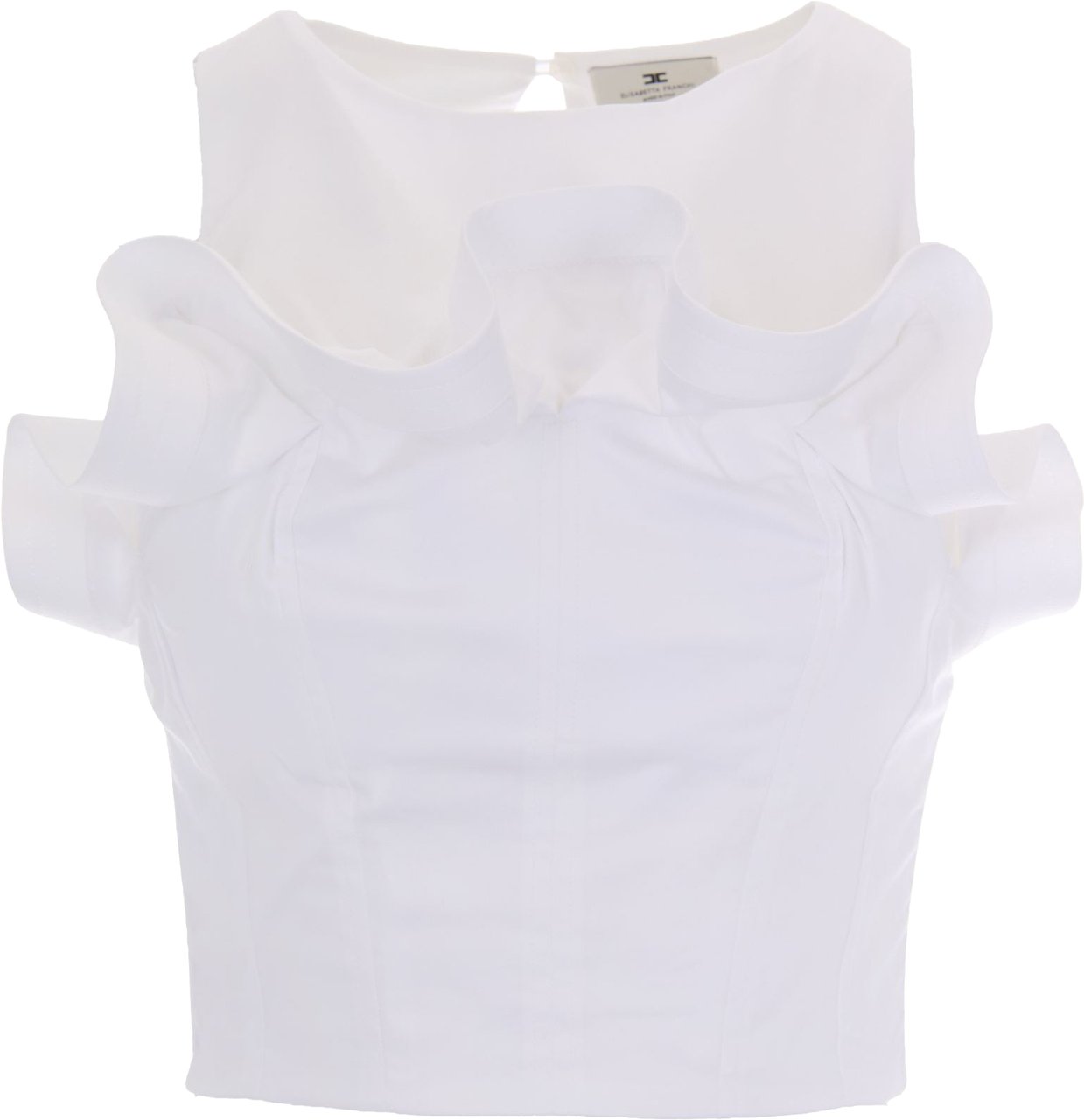 Elisabetta Franchi Top Bianco Wit