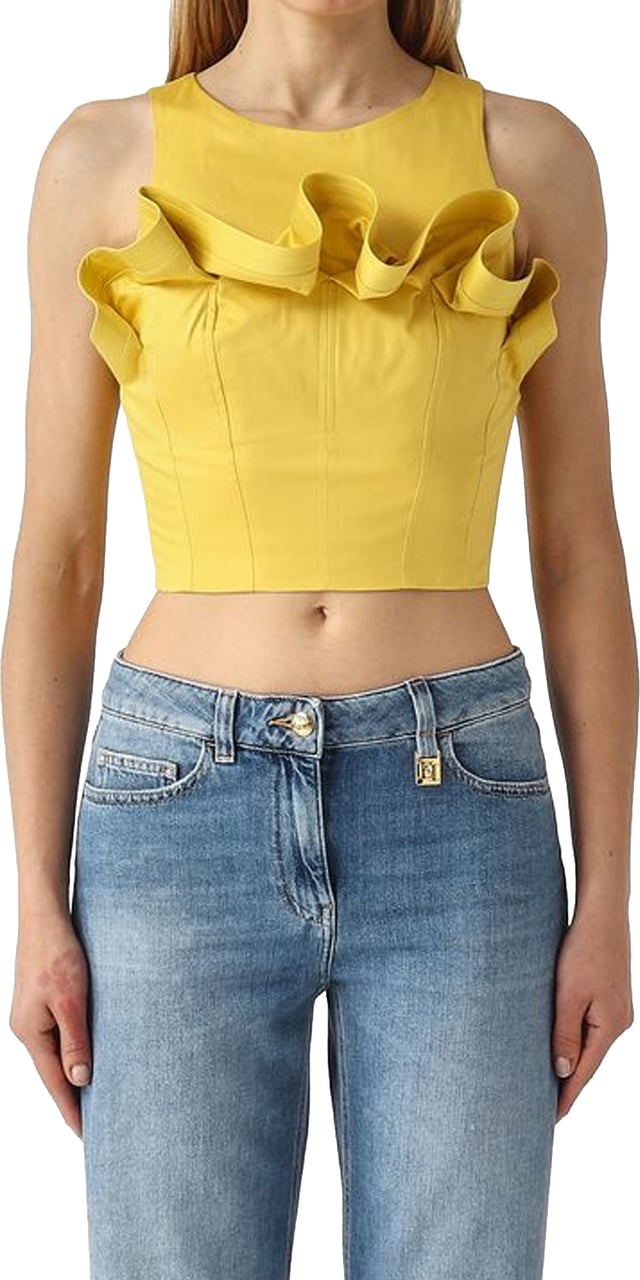 Elisabetta Franchi Top Sun Geel