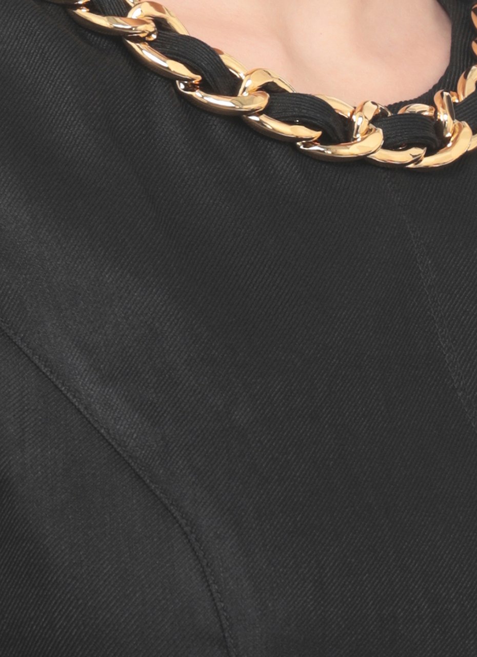 Elisabetta Franchi Top Black Zwart