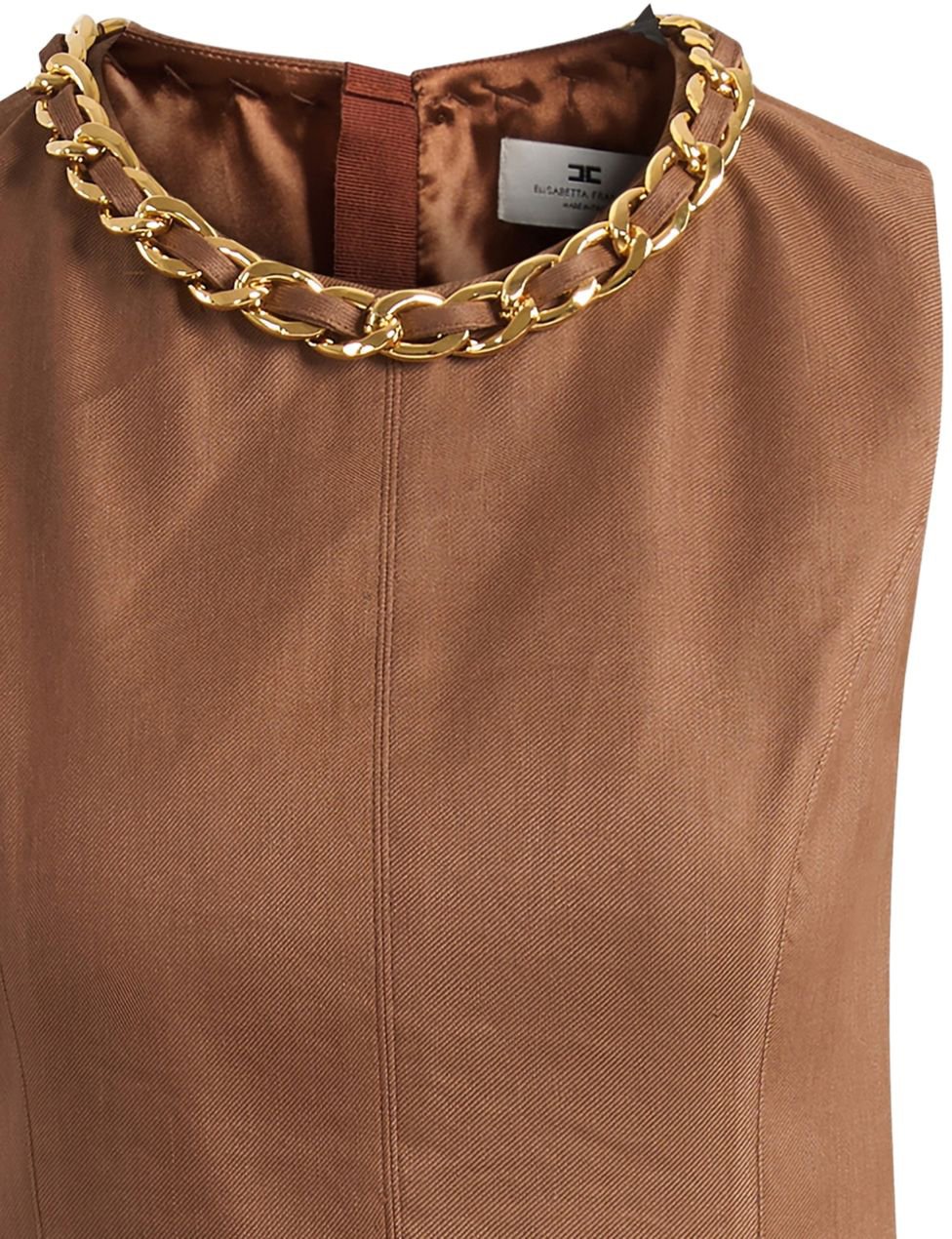 Elisabetta Franchi Top Brown Bruin