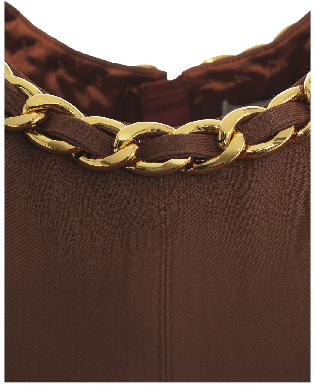Elisabetta Franchi Top with chain detail Bruin
