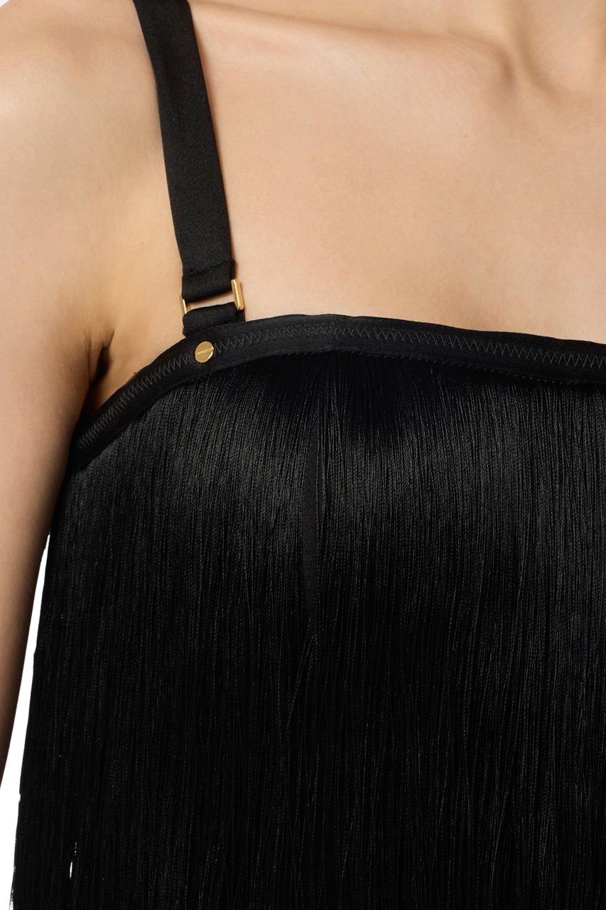 Elisabetta Franchi Top Black Zwart